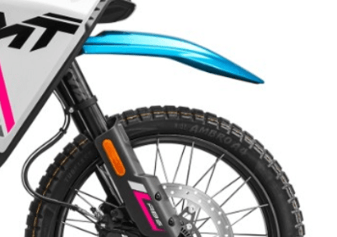 450MT Vysoký přední blatník (modrý)