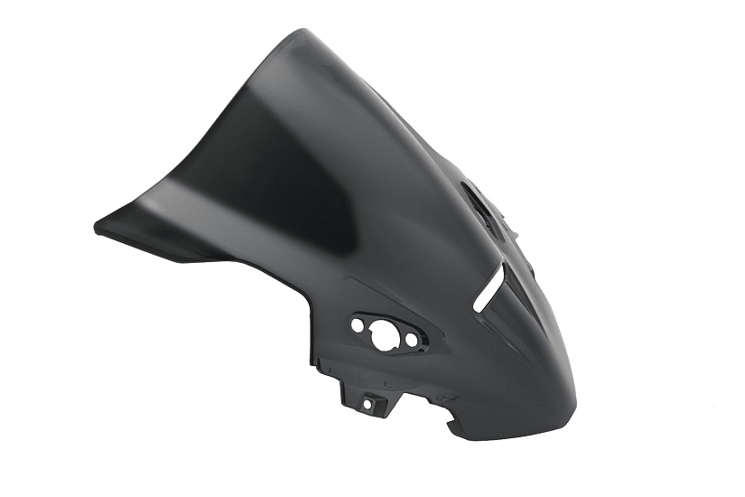 675SR Závodní plexi štít (tmavý)