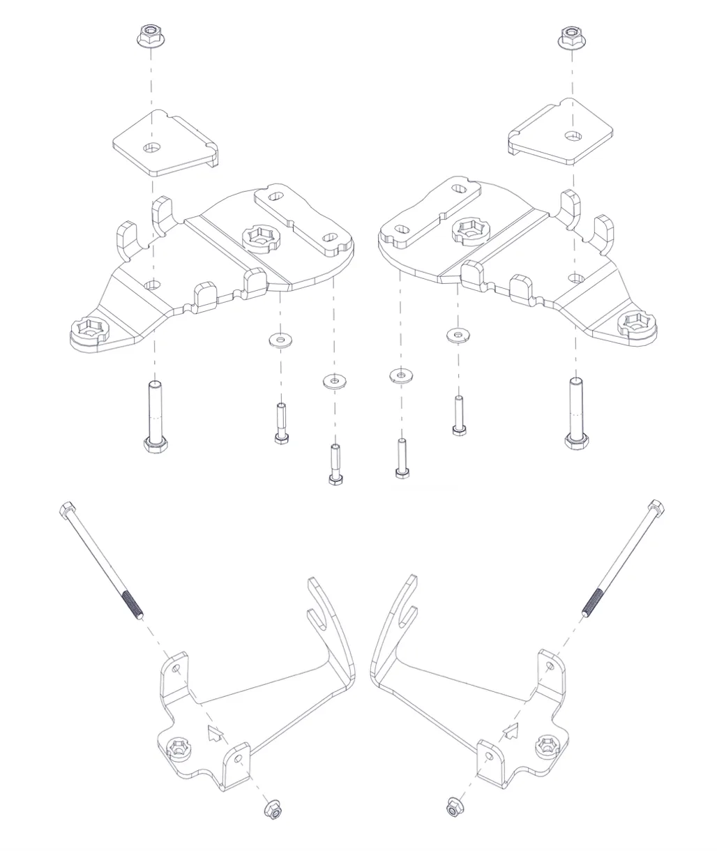 Adaptéry na pásy Camso: Z8/Z1000