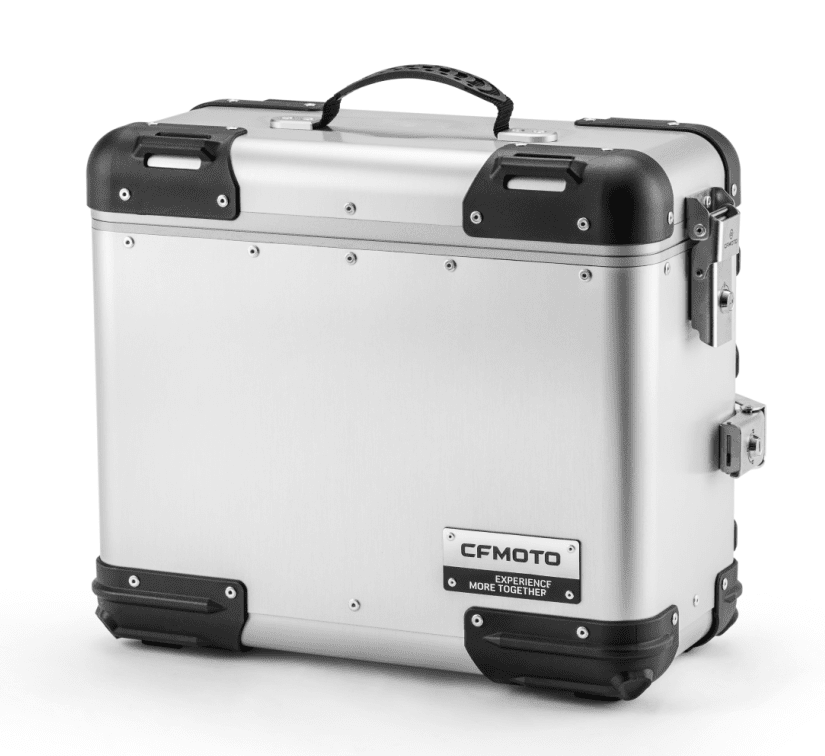 Cfmoto mt samostatne hlinikove kufry stribrne - foto 2