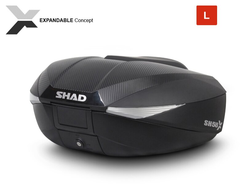 Nastavitelny motocyklovy box shad sh58x - foto 3