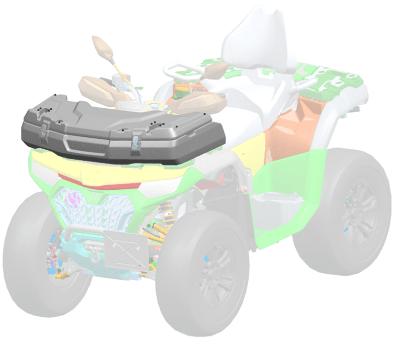 Predni box cfmoto 55 - foto 2