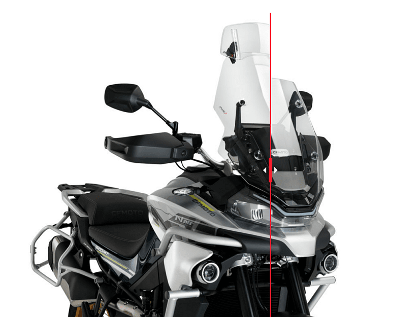 Přídavné plexi Puig (clip‑on)