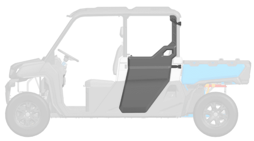 UTV1000XL Zadní polodveře CFMOTO  (pár)