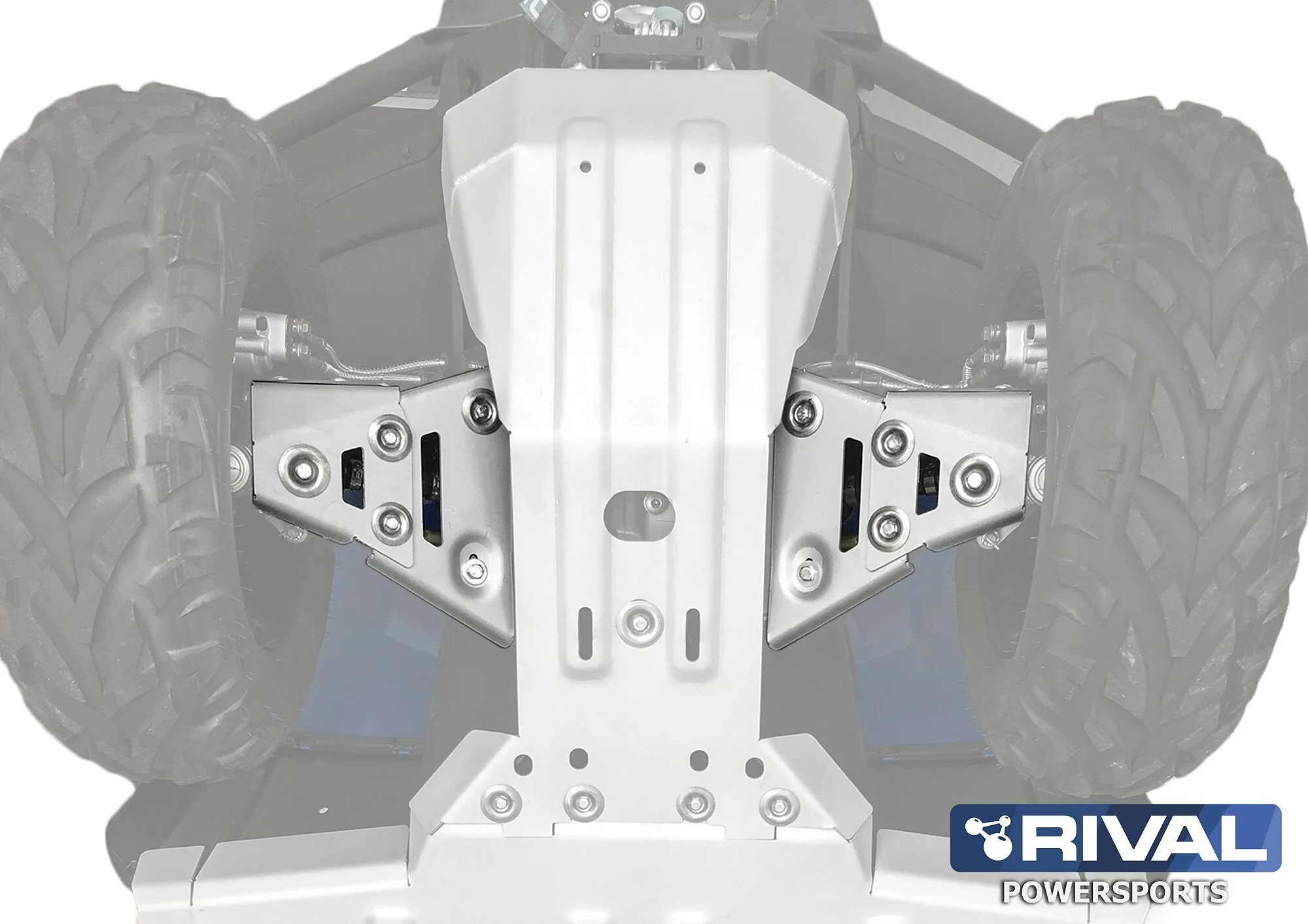 X450/X520/Terrox 400/500 (krátká verze) Ochranný kryt podvozku hliníkový RIVAL