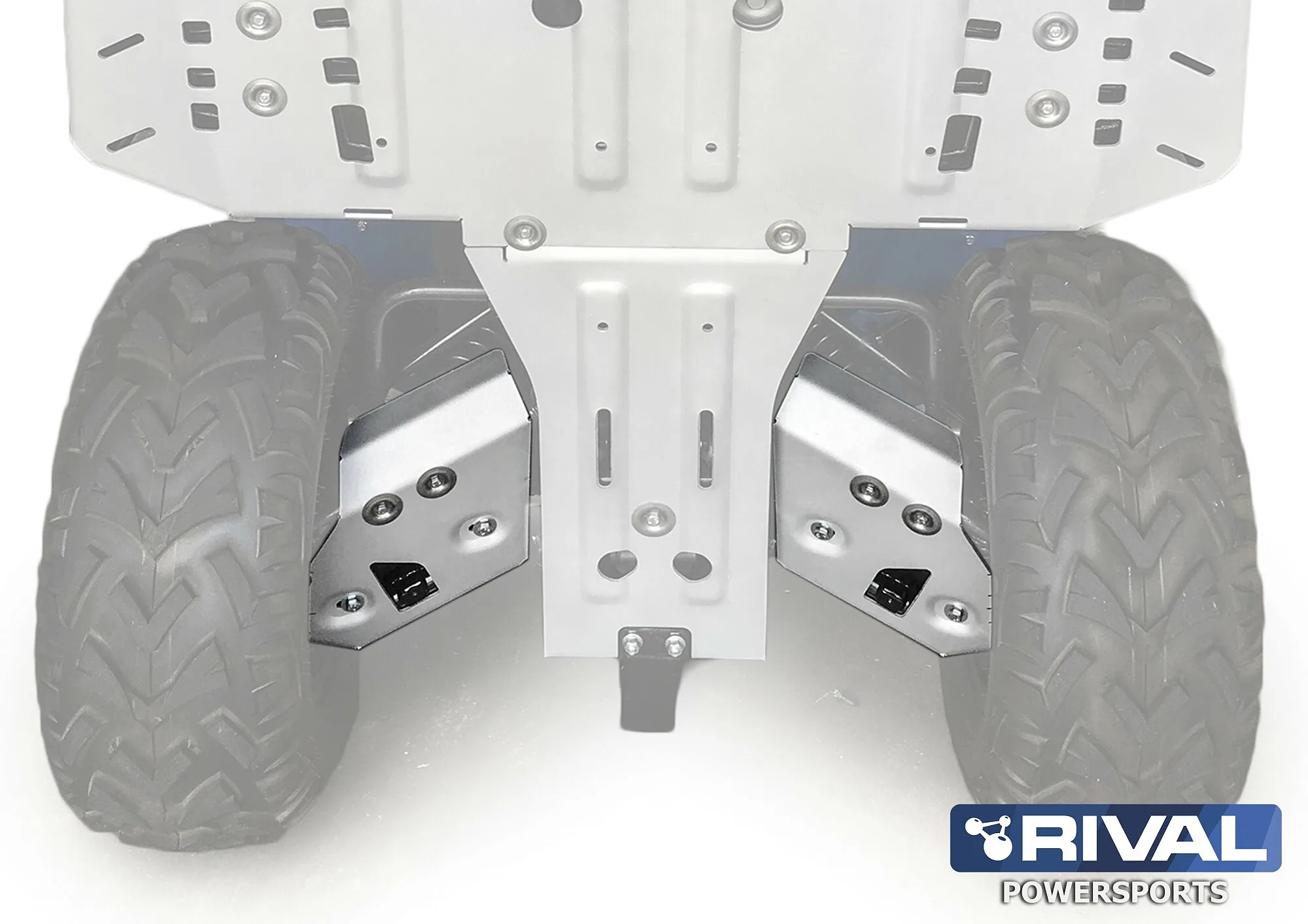 X450/X520/Terrox 400/500 (krátká verze) Ochranný kryt podvozku hliníkový RIVAL
