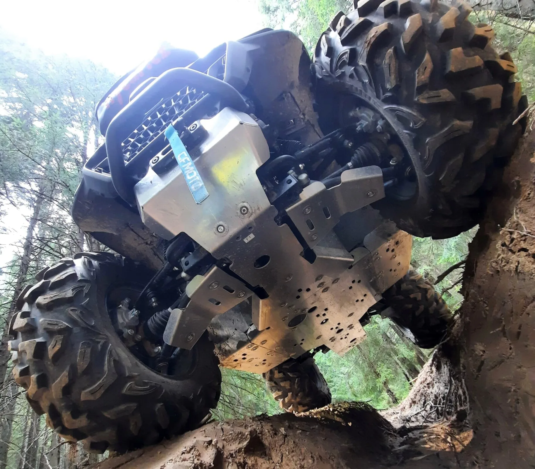 X850/X1000 G3 Kryt středu podvozku hliníkový CFMOTO